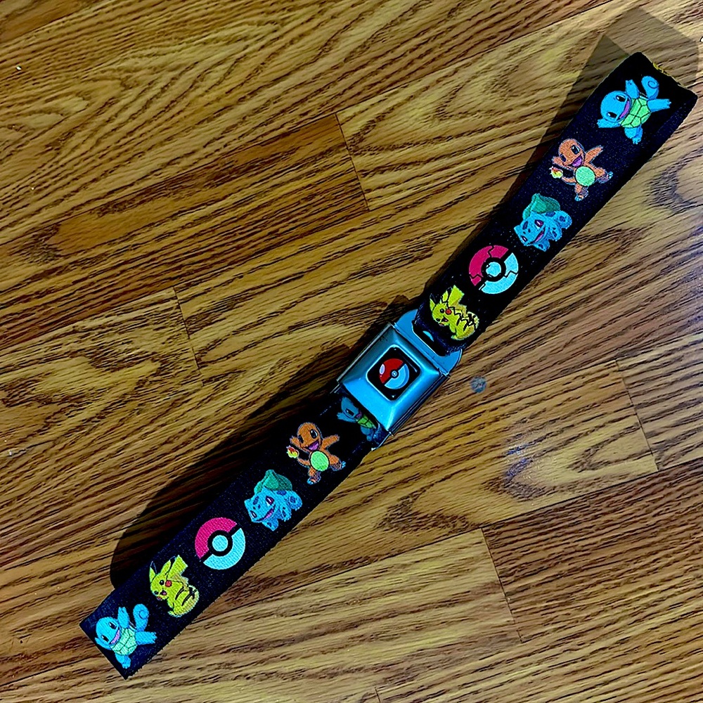 Super Unique Pokémon “seat belt” style men’s/womans belt!